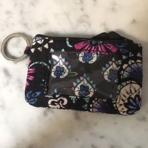 Black Flowered Vera Bradley Wallet
